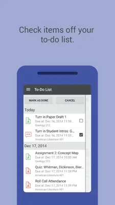 Canvas Student android App screenshot 1